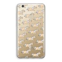 CaseCompany Ponys: Huawei Ascend P8 Lite (2017) Transparant Hoesje
