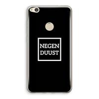CaseCompany Negenduust black: Huawei Ascend P8 Lite (2017) Transparant Hoesje