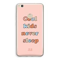 CaseCompany Cool Kids Never Sleep: Huawei Ascend P8 Lite (2017) Transparant Hoesje