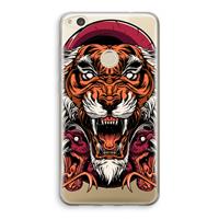 CaseCompany Tiger and Rattlesnakes: Huawei Ascend P8 Lite (2017) Transparant Hoesje