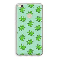 CaseCompany Groene blaadjes: Huawei Ascend P8 Lite (2017) Transparant Hoesje