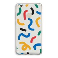 CaseCompany Illustratieve pop 2: Huawei Ascend P8 Lite (2017) Transparant Hoesje