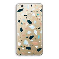 CaseCompany Terrazzo N°13: Huawei Ascend P8 Lite (2017) Transparant Hoesje