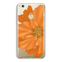 CaseCompany Orange Ellila flower: Huawei Ascend P8 Lite (2017) Transparant Hoesje