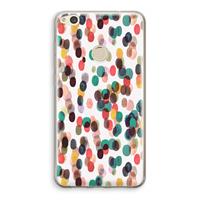 CaseCompany Tropical Dots: Huawei Ascend P8 Lite (2017) Transparant Hoesje