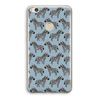CaseCompany Zebra: Huawei Ascend P8 Lite (2017) Transparant Hoesje