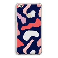 CaseCompany Memphis Shapes Pink: Huawei Ascend P8 Lite (2017) Transparant Hoesje