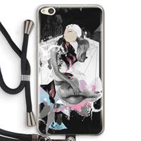 CaseCompany Camouflage de sommeil: Huawei Ascend P8 Lite (2017) Transparant Hoesje met koord