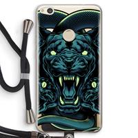 CaseCompany Cougar and Vipers: Huawei Ascend P8 Lite (2017) Transparant Hoesje met koord