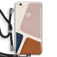 CaseCompany Geo #2: Huawei Ascend P8 Lite (2017) Transparant Hoesje met koord