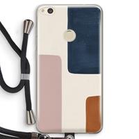 CaseCompany Geo #5: Huawei Ascend P8 Lite (2017) Transparant Hoesje met koord