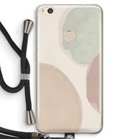 CaseCompany Geo #8: Huawei Ascend P8 Lite (2017) Transparant Hoesje met koord