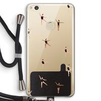 CaseCompany Dancing #1: Huawei Ascend P8 Lite (2017) Transparant Hoesje met koord