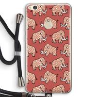 CaseCompany Mammoet: Huawei Ascend P8 Lite (2017) Transparant Hoesje met koord