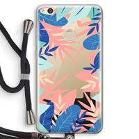 CaseCompany Tropisch: Huawei Ascend P8 Lite (2017) Transparant Hoesje met koord