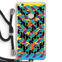 CaseCompany Skew Bee 1: Huawei Ascend P8 Lite (2017) Transparant Hoesje met koord