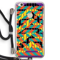 CaseCompany Skew Bee 2: Huawei Ascend P8 Lite (2017) Transparant Hoesje met koord