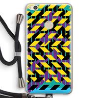 CaseCompany Skew Bee 3: Huawei Ascend P8 Lite (2017) Transparant Hoesje met koord