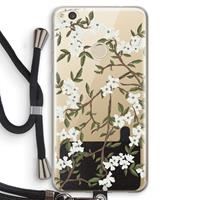 CaseCompany Blossoming spring: Huawei Ascend P8 Lite (2017) Transparant Hoesje met koord
