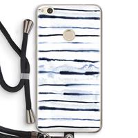 CaseCompany Ink Stripes: Huawei Ascend P8 Lite (2017) Transparant Hoesje met koord