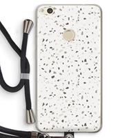 CaseCompany Terrazzo N°14: Huawei Ascend P8 Lite (2017) Transparant Hoesje met koord