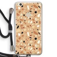 CaseCompany Terrazzo N°17: Huawei Ascend P8 Lite (2017) Transparant Hoesje met koord