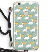 CaseCompany Pelican: Huawei Ascend P8 Lite (2017) Transparant Hoesje met koord