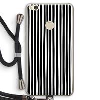 CaseCompany Stripes: Huawei Ascend P8 Lite (2017) Transparant Hoesje met koord