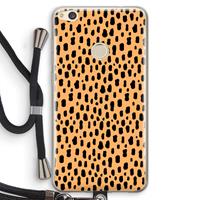 CaseCompany Panter: Huawei Ascend P8 Lite (2017) Transparant Hoesje met koord