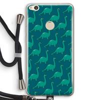 CaseCompany Diplodocus: Huawei Ascend P8 Lite (2017) Transparant Hoesje met koord