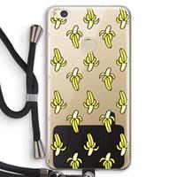 CaseCompany Bananas: Huawei Ascend P8 Lite (2017) Transparant Hoesje met koord