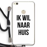 CaseCompany Ik wil naar huis: Huawei Ascend P8 Lite (2017) Transparant Hoesje met koord