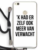 CaseCompany Meer verwacht: Huawei Ascend P8 Lite (2017) Transparant Hoesje met koord