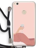 CaseCompany Wine: Huawei Ascend P8 Lite (2017) Transparant Hoesje met koord