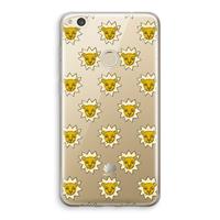 CaseCompany Leeuwenkoppen: Huawei Ascend P8 Lite (2017) Transparant Hoesje