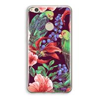 CaseCompany Papegaaien: Huawei Ascend P8 Lite (2017) Transparant Hoesje