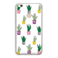 CaseCompany Sanseveria: Huawei Ascend P8 Lite (2017) Transparant Hoesje