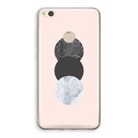 CaseCompany Marmeren cirkels: Huawei Ascend P8 Lite (2017) Transparant Hoesje