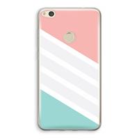 CaseCompany Strepen pastel: Huawei Ascend P8 Lite (2017) Transparant Hoesje