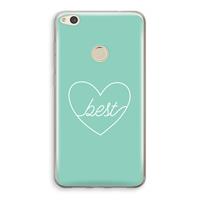 CaseCompany Best heart pastel: Huawei Ascend P8 Lite (2017) Transparant Hoesje