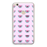 CaseCompany Smiley watermeloenprint: Huawei Ascend P8 Lite (2017) Transparant Hoesje