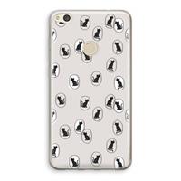CaseCompany Miauw: Huawei Ascend P8 Lite (2017) Transparant Hoesje