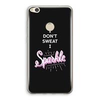 CaseCompany Sparkle quote: Huawei Ascend P8 Lite (2017) Transparant Hoesje