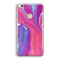 CaseCompany Paarse stroom: Huawei Ascend P8 Lite (2017) Transparant Hoesje