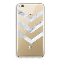 CaseCompany Marmeren pijlen: Huawei Ascend P8 Lite (2017) Transparant Hoesje