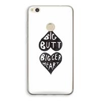 CaseCompany Big butt bigger heart: Huawei Ascend P8 Lite (2017) Transparant Hoesje