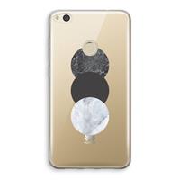 CaseCompany Marmeren cirkels: Huawei Ascend P8 Lite (2017) Transparant Hoesje
