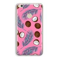 CaseCompany Kokosnoot roze: Huawei Ascend P8 Lite (2017) Transparant Hoesje