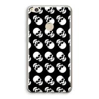 CaseCompany Musketon Skulls: Huawei Ascend P8 Lite (2017) Transparant Hoesje