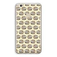 CaseCompany Slapende poes: Huawei Ascend P8 Lite (2017) Transparant Hoesje